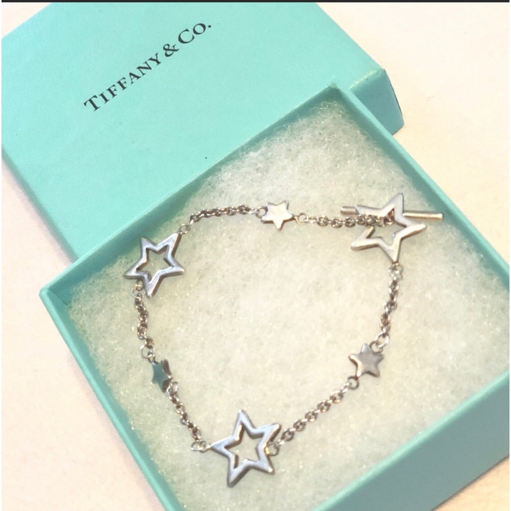 Rare Tiffany & Co. Star Lavalier Link Lariat bracelet